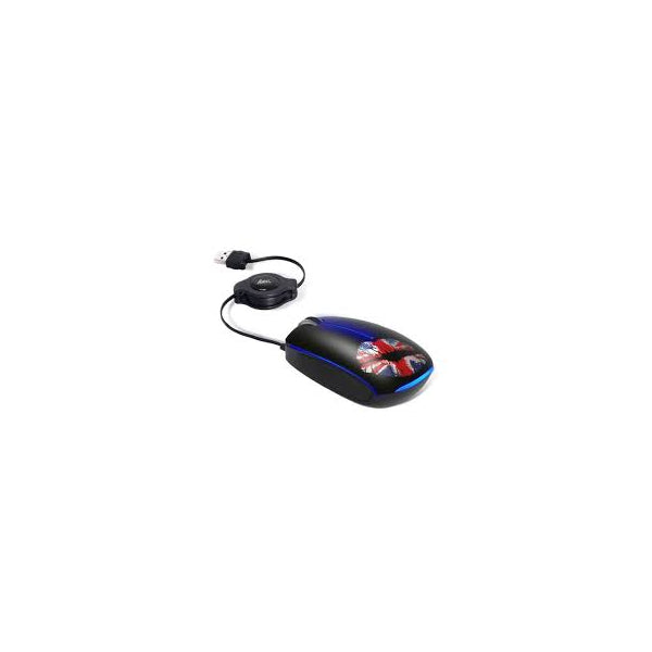 SOG ADVANCE MINI OPTICAL MOUSE LONDON RETRACTABLE
