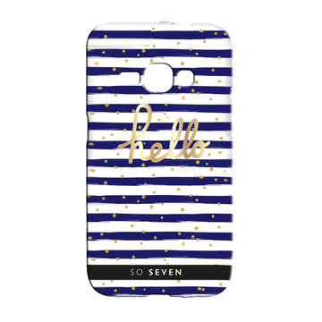 SO SEVEN CRUISE blue stripes SAMSUNG J1 2016 backcover