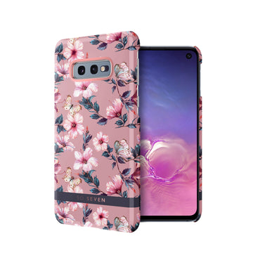 SO SEVEN PREMIUM SEOUL PINK HIBISCUS SAMSUNG S10e backcover