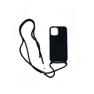 SPD COLOR CORD IPHONE 12 / 12 PRO black backcover