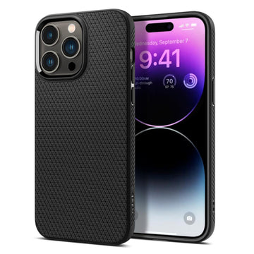 SPIGEN LIQUID AIR IPHONE 15 PRO MAX black backcover