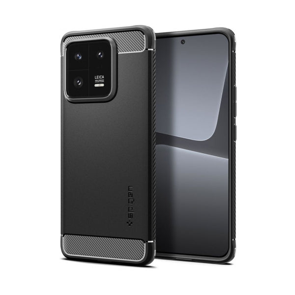 Spigen Rugged Armor Back Cover Πλαστικό / Σιλικόνης Ανθεκτική Μαύρο (Xiaomi 13)