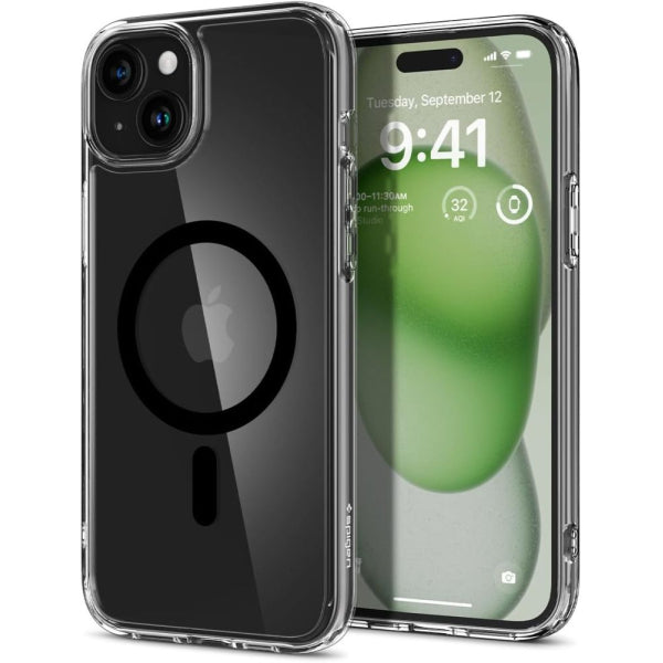 SPIGEN ULTRA HYBRID MAG MAGSAFE IPHONE 15 black backcover
