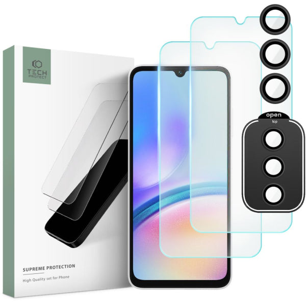 TECH-PROTECT SUPREME SET TEMPERED GLASS CAMERA + SCREEN SAMSUNG A05s