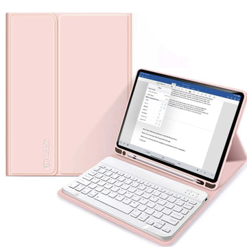 TECH-PROTECT SC PEN CASE WITH KEYBOARD IPAD 10.2 2019 / 2020 / 2021 pink