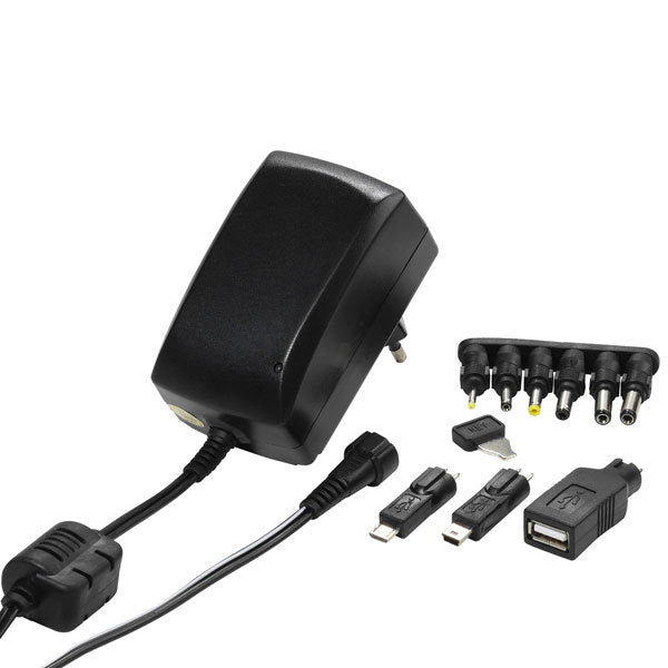 VIVANCO AC/DC CHARGER UNIVERSAL 2250mA black