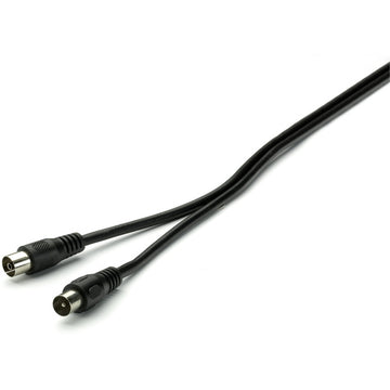 VIVANCO ANTENNA CABLE 5m COAX PLUG-COAX SOCKET 90 dB black