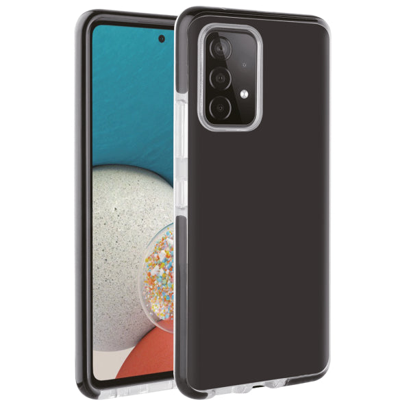 VIVANCO ROCK SOLID COVER CASE SAMSUNG A53 5G transparent black backcover