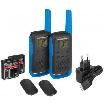 WALKIE TALKIE MOTOROLA TALKABOUT T62 8Km blue SET