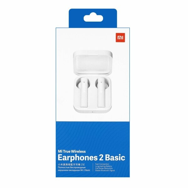 Xiaomi Mi True Wireless Earphones 2 Basic Earbud Bluetooth Handsfree με Αντοχή στον Ιδρώτα και Θήκη Φόρτισης Λευκά