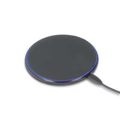Setty Wireless Charging Pad (Qi) Μαύρο (MA2493)