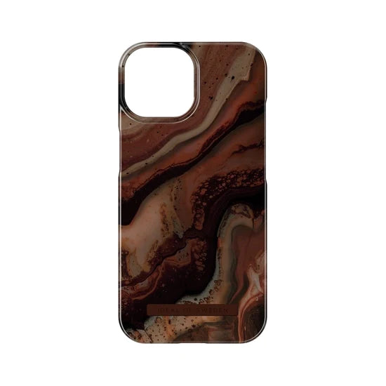 IDEAL OF SWEDEN Θήκη Fashion Magsafe Case iPhone 15 Dark Amber Marble.