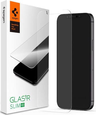 Spigen GLAS.TR Slim Clear Full Glue Tempered Glass (iPhone 12 / 12 Pro).