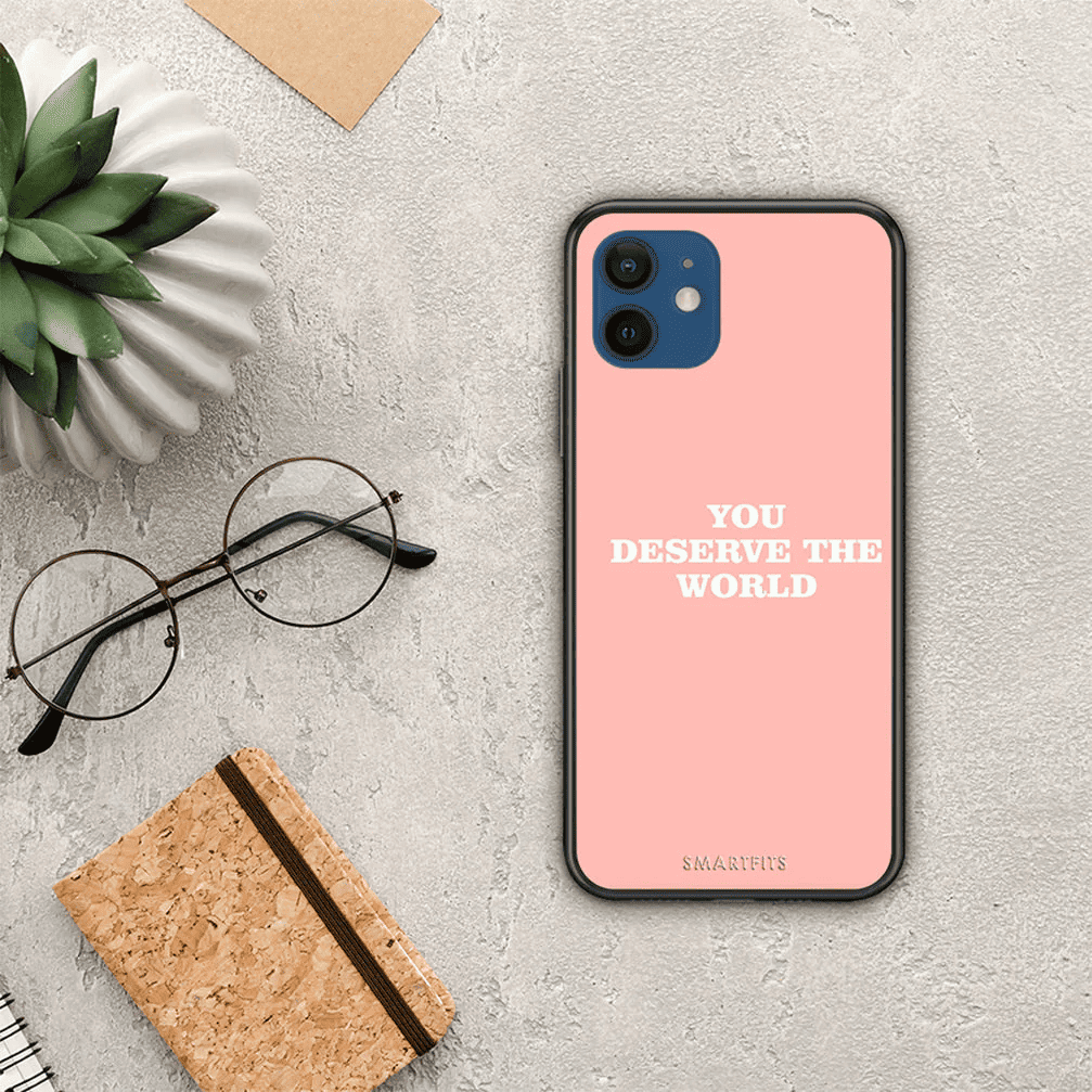 You Deserve The World - iPhone 12 θήκη  .