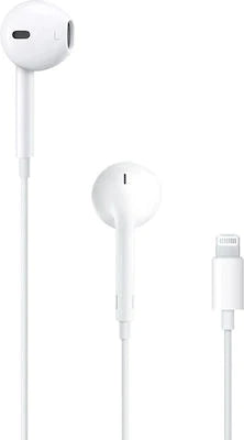 Apple EarPods Earbuds Handsfree με Βύσμα Lightning Λευκό.